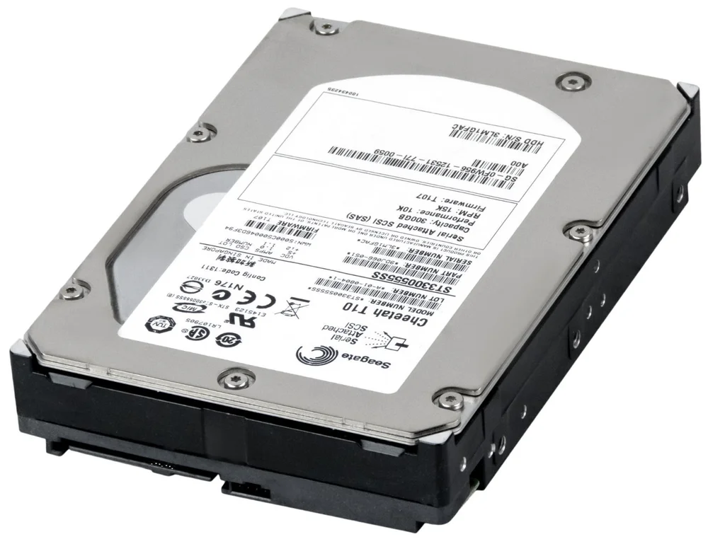 Hd Sas Dell 300gb Cheetah T10 10k 3.5 0fw956 St3300555ss Rec.