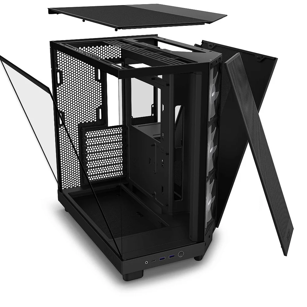 NZXT H6 FLOW RGB ブラック 未開封 Gabinete NZXT H6 Flow RGB Preto | Amazon.com.br