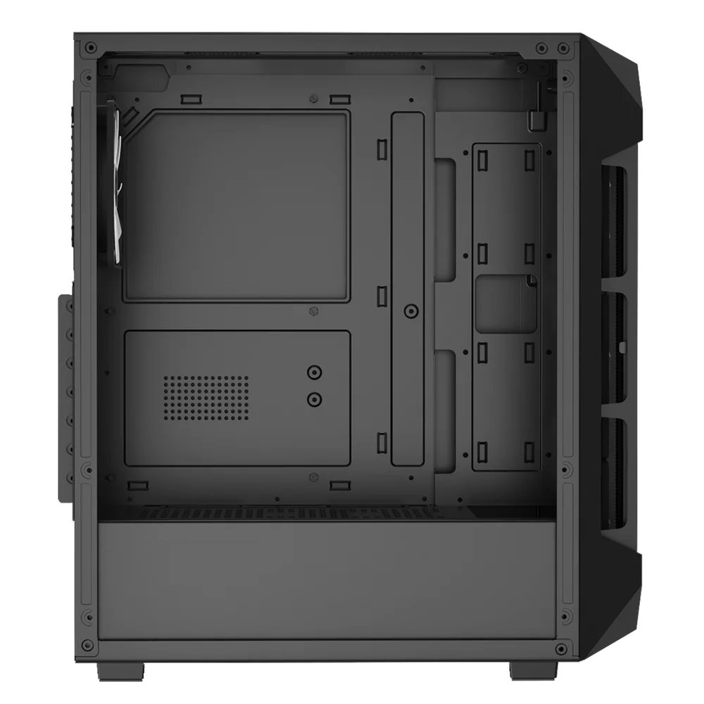 Imagem 2 de 5 do produto Gabinete Gamer Aura Gc1 Elite Preto 4 Fans Rgb Inclusas Gamdias