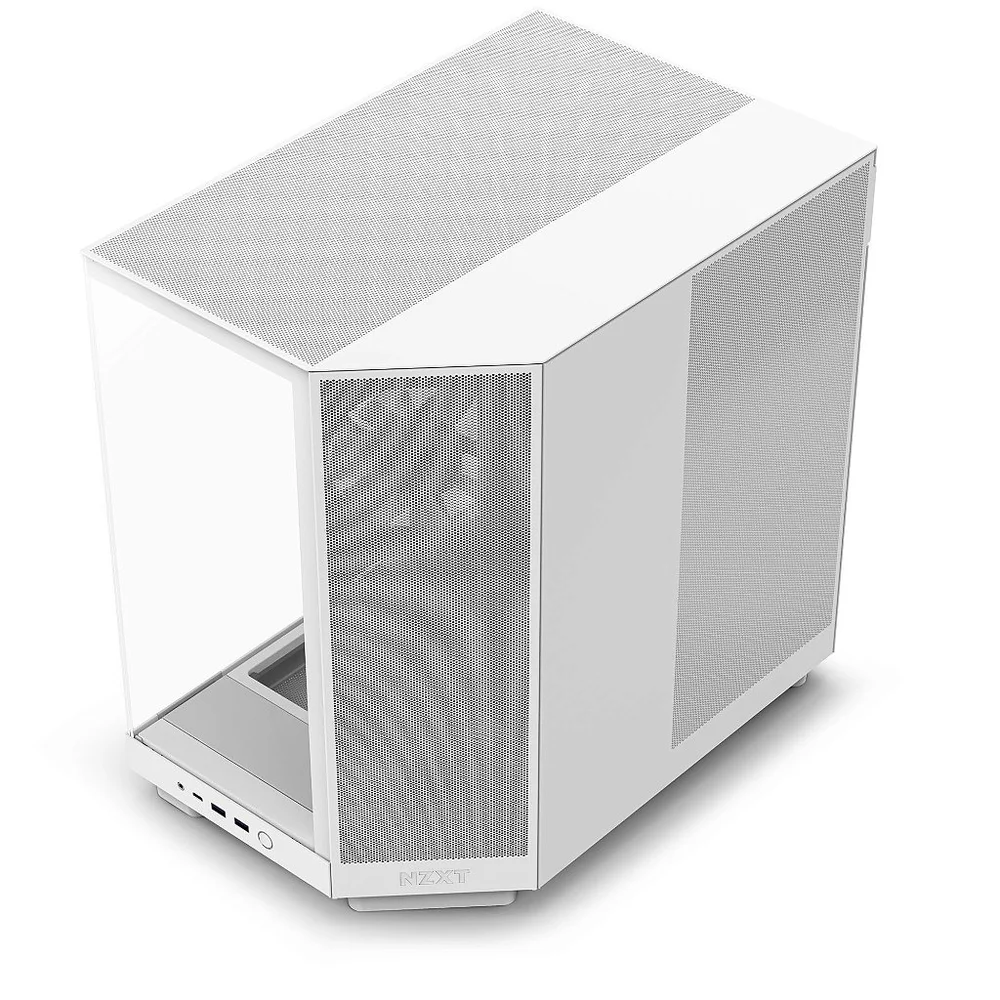 Imagem 4 de 5 do produto Gabinete Nzxt H6 Flow Rgb, Branco, Dual-chamber, Mid-tower, Vidro 360°