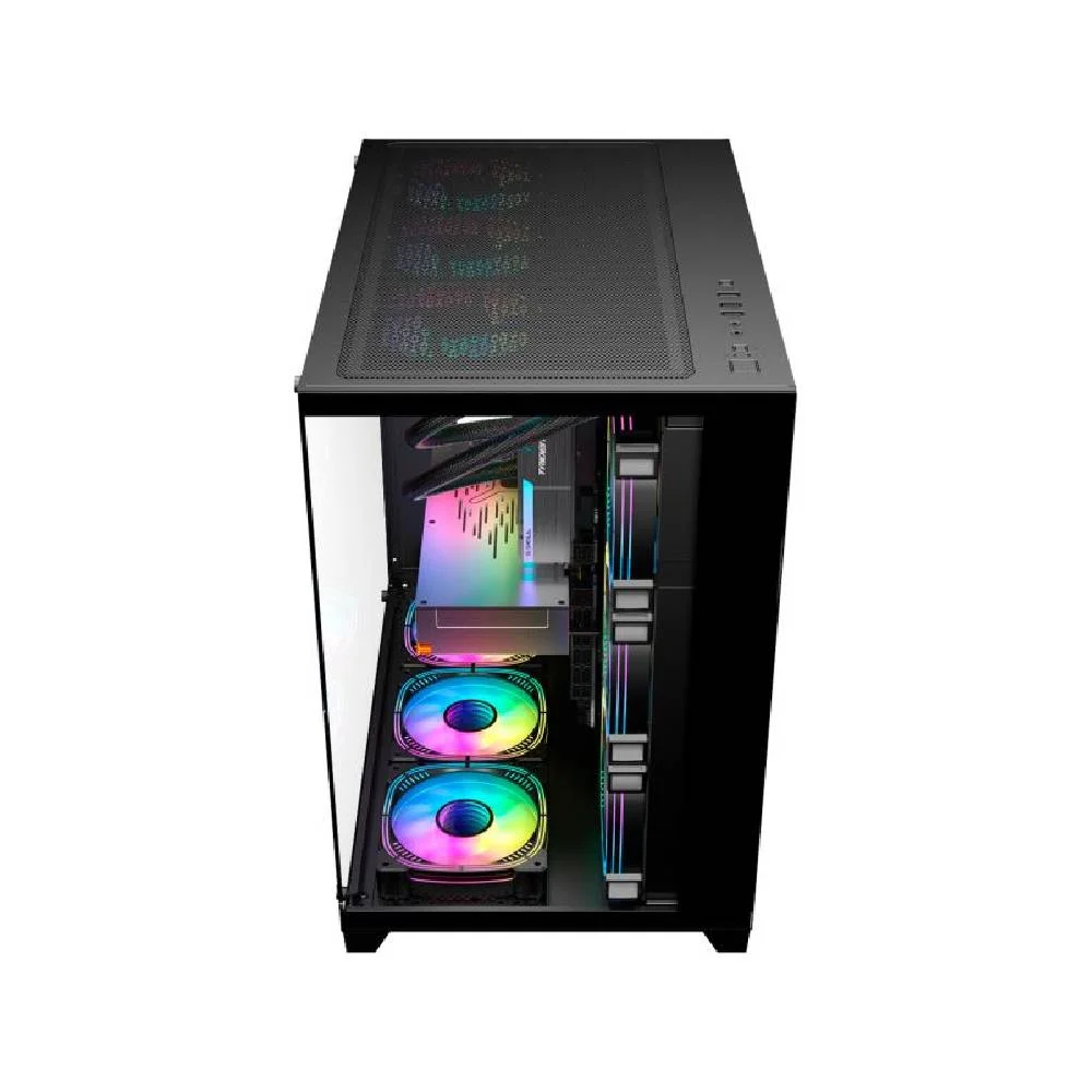 Imagem 2 de 5 do produto Gabinete Gamer K-mex Ghost Shark, Full Tower, ATX, Sem Cooler - Cg-02j1