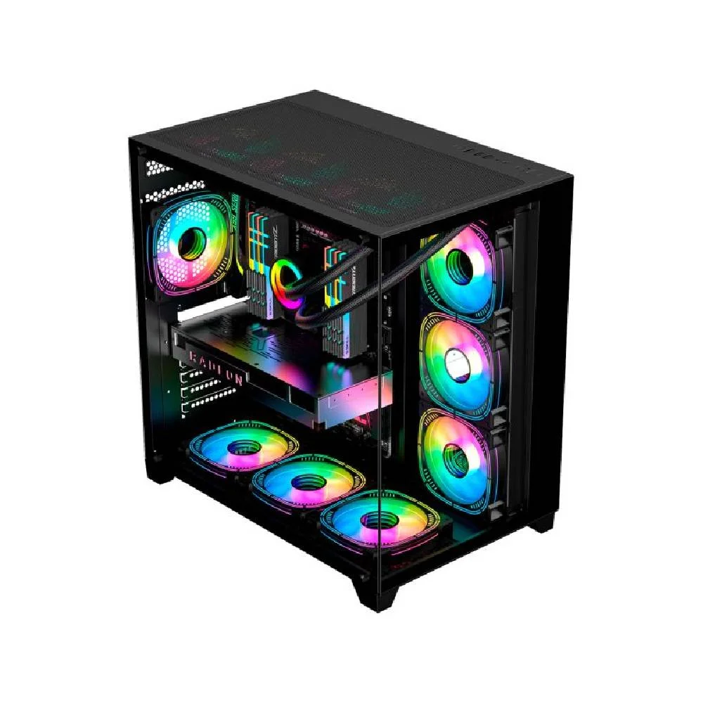 Imagem 5 de 5 do produto Gabinete Gamer K-mex Ghost Shark, Full Tower, ATX, Sem Cooler - Cg-02j1