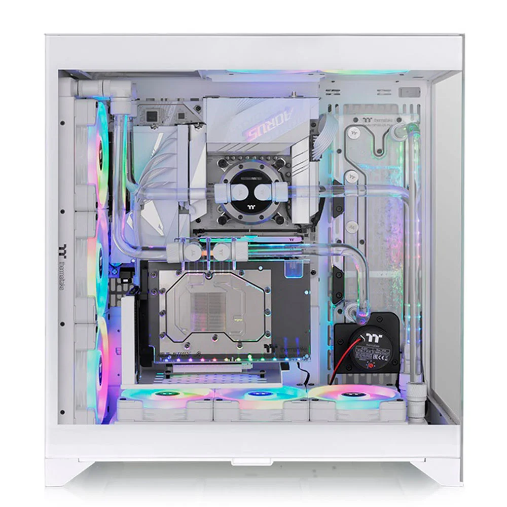 Imagem 5 de 5 do produto Gabinete Cte E600 Mx Snow Mid Tower Tt  - Ca-1y3-00m6wn-00