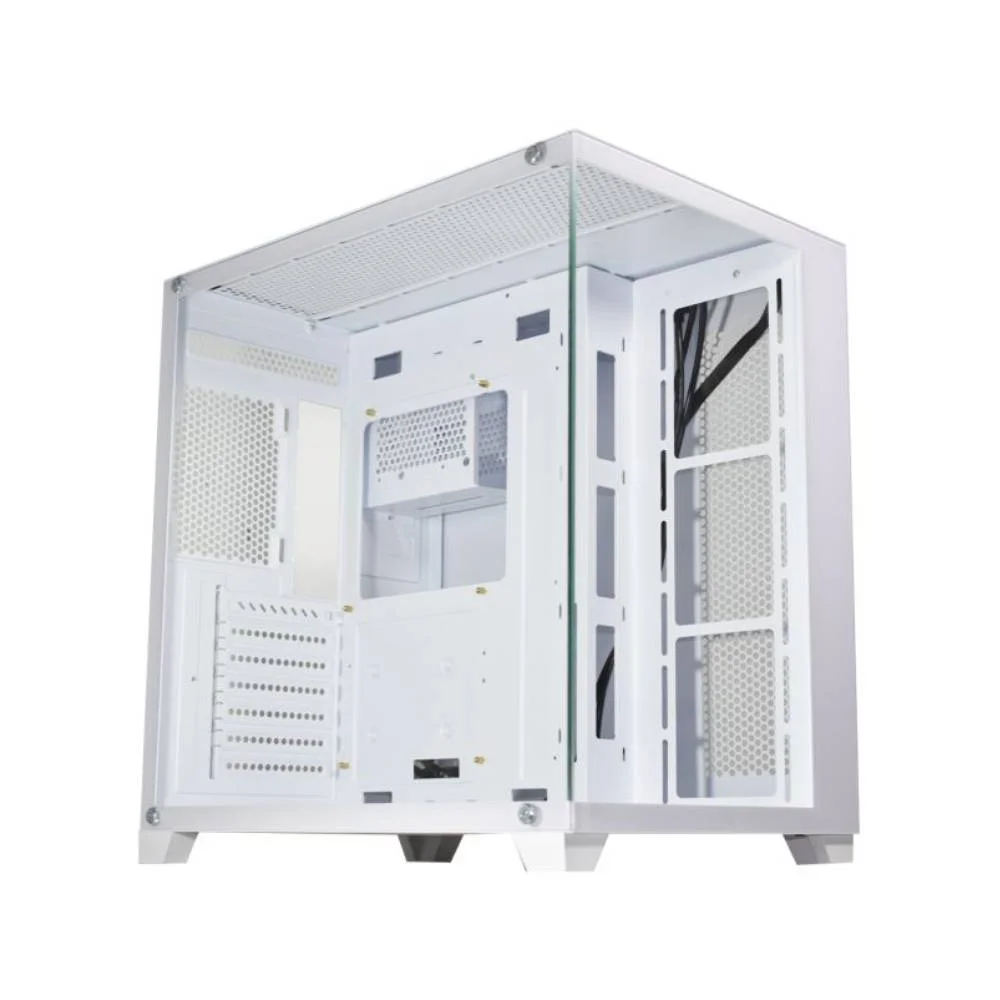 Imagem 3 de 5 do produto Gabinete Gamer K-mex Ghost Shark Mid Tower, ATX, Lateral E Frontal Em Vidro Temperado, Branco
