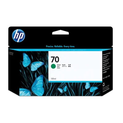 Cartucho De Tinta Plotter Hp 70 Verde 130ml Uk C9457a