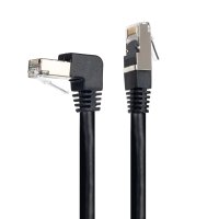 Cabo De Rede Cat7 Plug 90° Graus Para Baixo - 7 Metros.