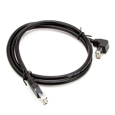 Cabo De Rede Cat6 Plug De 90º Graus Para Baixo - 15 Metros.