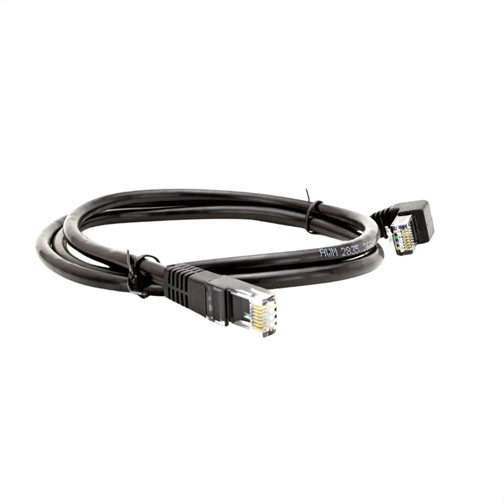 Imagem 4 de 5 do produto Cabo De Rede Cat6 Plug De 90º Graus Para Baixo - 15 Metros.