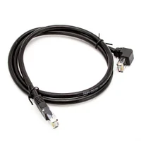 Cabo De Rede Cat6 Plug De 90º Graus Para Baixo - 10 Metros