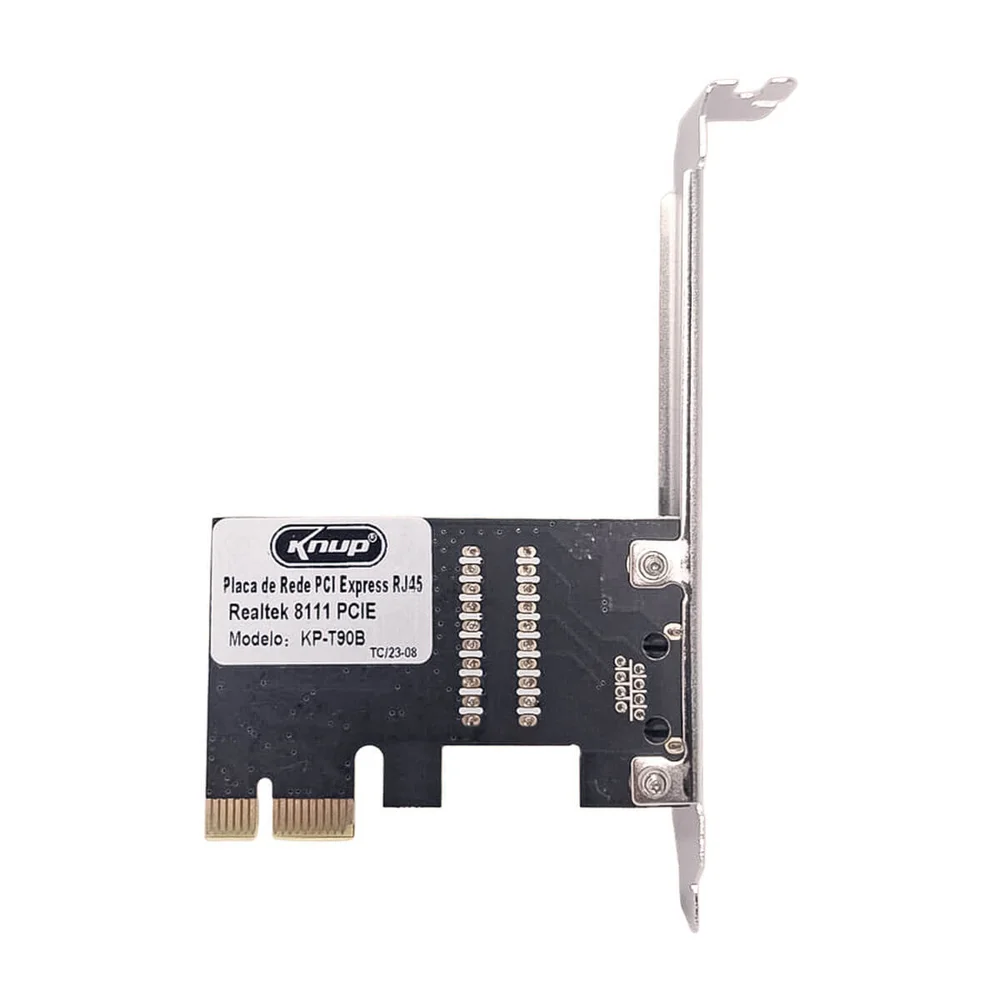 Imagem 4 de 5 do produto Placa De Rede Pci Express Rj45 Knup Alta Performance