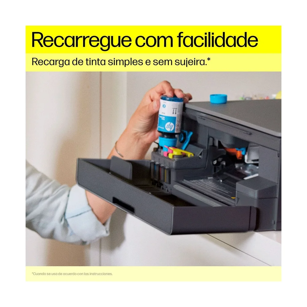 Imagem 5 de 5 do produto Impressora Multifuncional HP Smart Tank 584, Wi-Fi, USB, Bluetooth, Bivolt, Preto