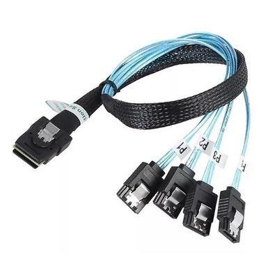 Cabo Mini Sas/ Sata Lsi Molex 4 Saidas P/n 33906-00