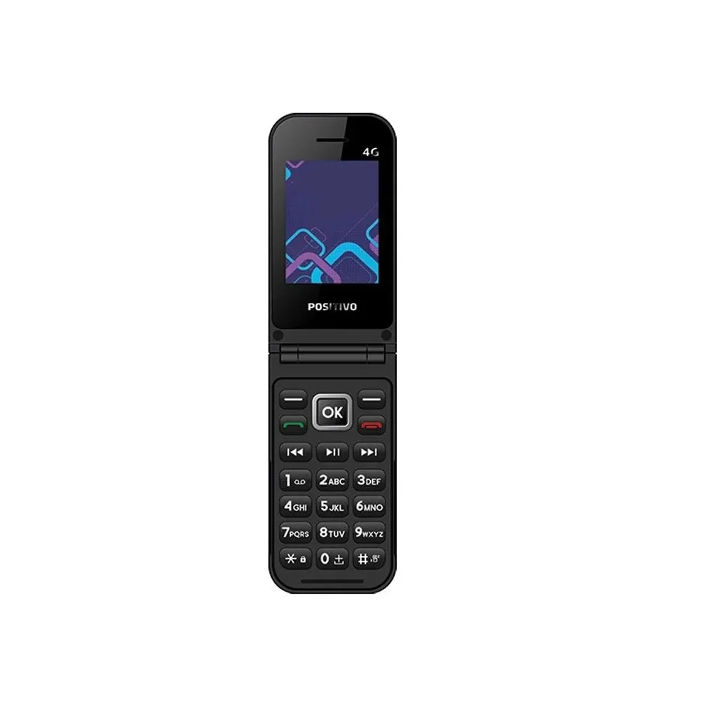 Imagem 5 de 5 do produto Celular Positivo P51 Função Modem 4g Câmera Traseira Rádio Fm Botão Sos Dual Sim 41 - Preto.