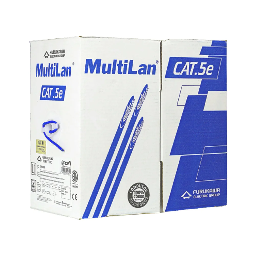 Cabo De Rede Furukawa Cat5e Anti Chama - 65 Metros Cabo De Rede Furukawa Cat5e Anti Chama - 65 Metros