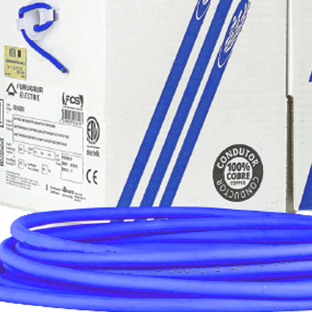 Cabo De Rede Furukawa Cat5e Anti Chama - 65 Metros Cabo De Rede Furukawa Cat5e Anti Chama - 65 Metros