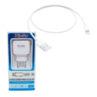 Kit Carregador 1,2a Com Cabo Lightning