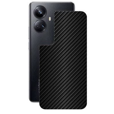 Película Para Realme 10 Pro+ 5g - Traseira De Fibra De Carbono Preta - Gshield.