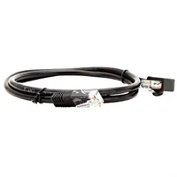 Cabo De Rede Cat5e Plug 90° Graus Para Lateral - 50 Cm
