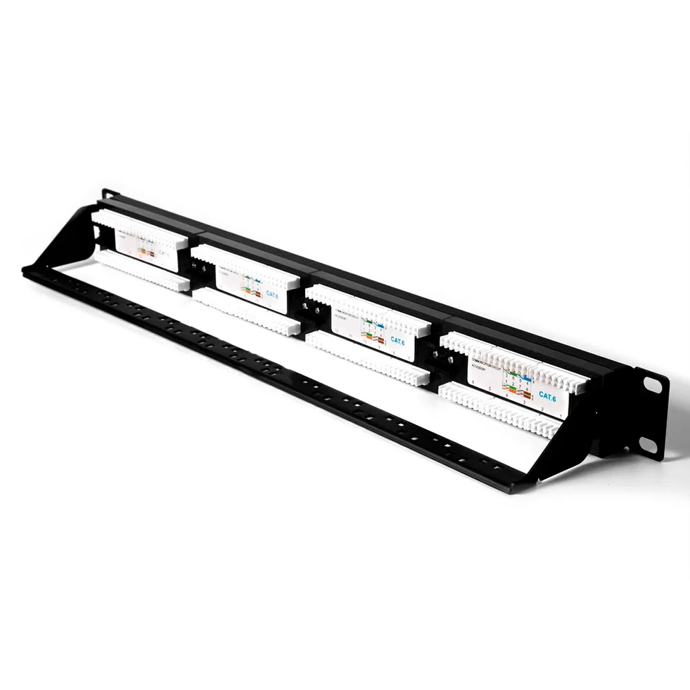 Imagem 3 de 4 do produto Patch Panel 24 Portas Cat6 Sem Guia Plus Cable La-p624