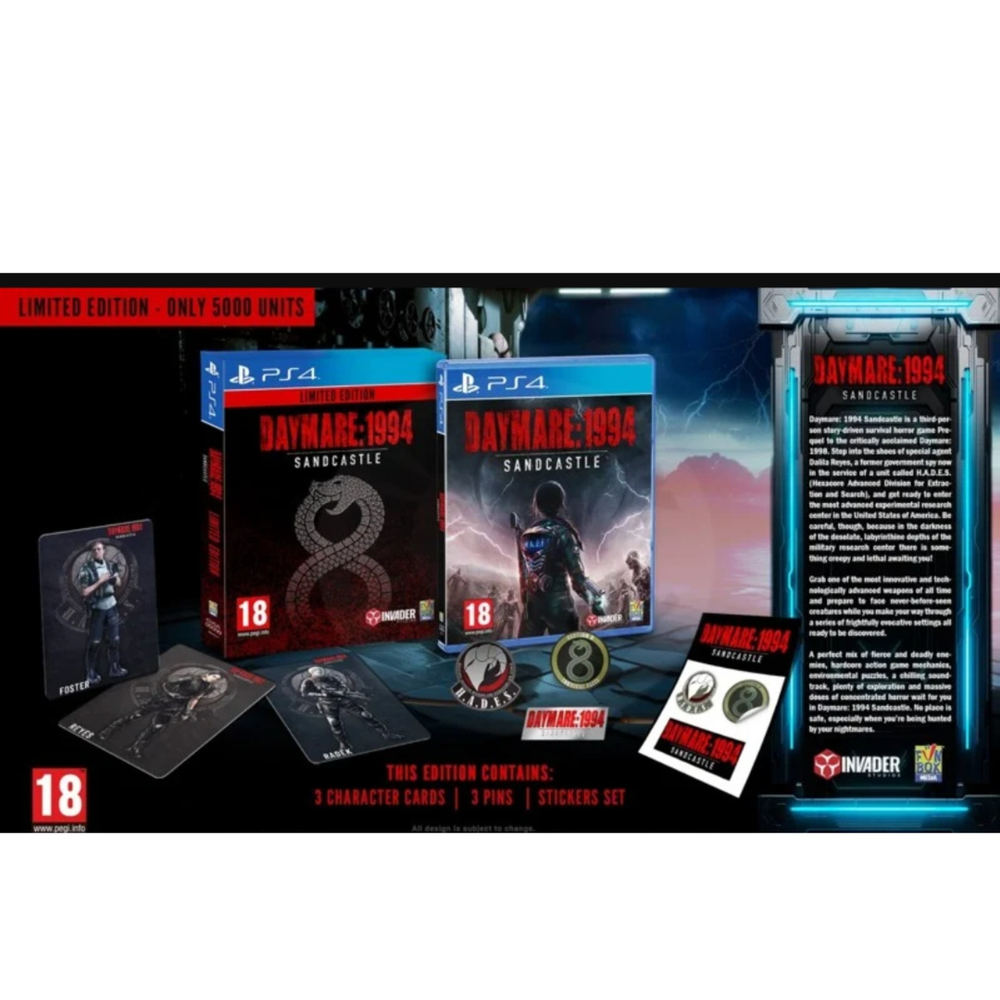 Imagem 2 de 4 do produto Jogo Daymare 1994 Dancastle Limited Edition Ps4 Lacrado