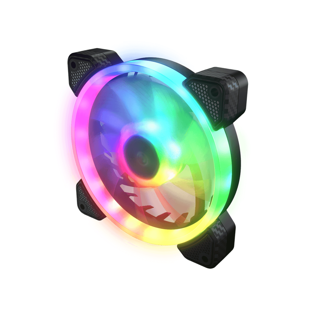 Imagem 4 de 5 do produto Fan Cooler Gamer Cougar Vortex Vx 120, ARGB, Kit 3 - 3mvx1203.0001