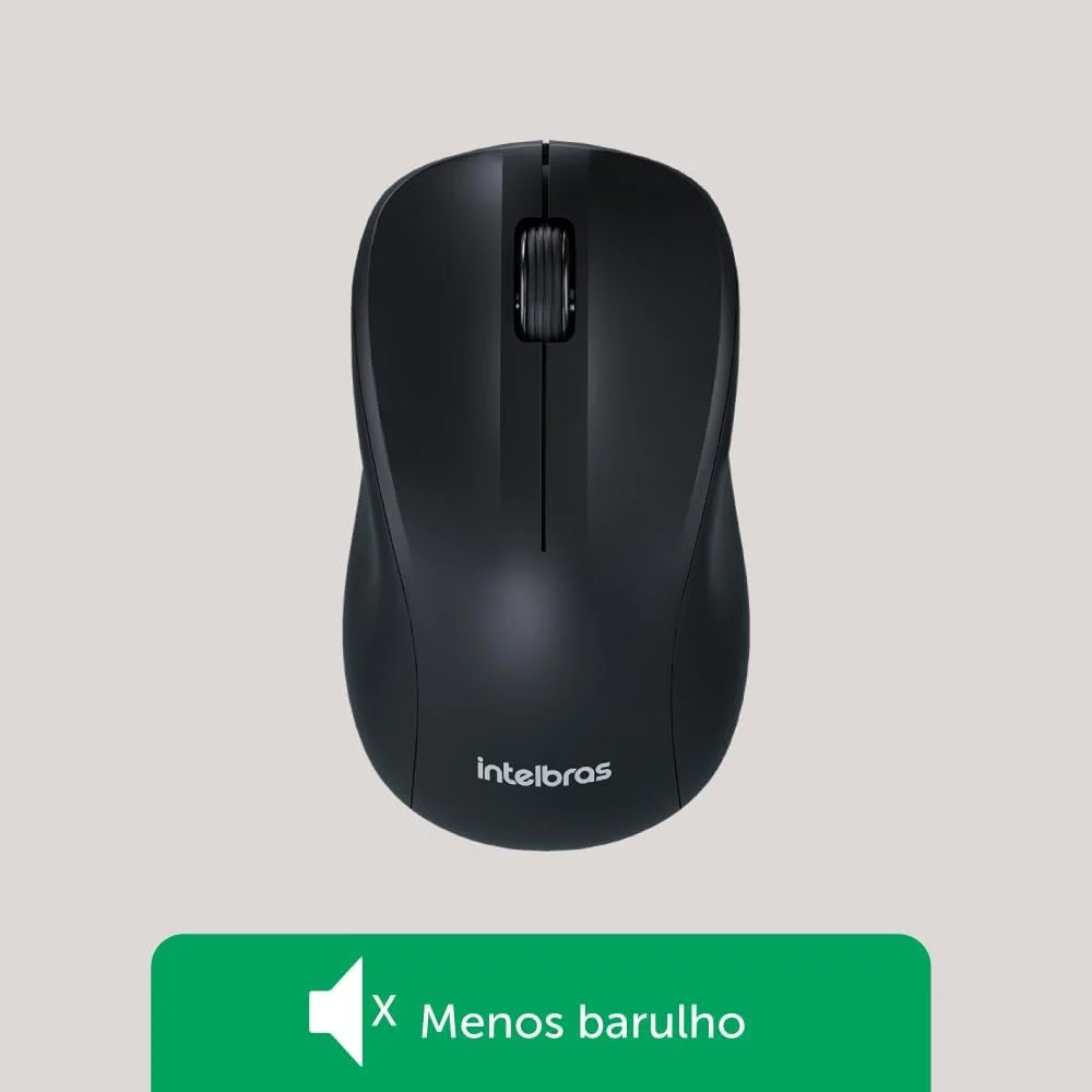 Imagem 2 de 5 do produto Teclado E Mouse  Cci20 C/ Fio Preto - Intelbras