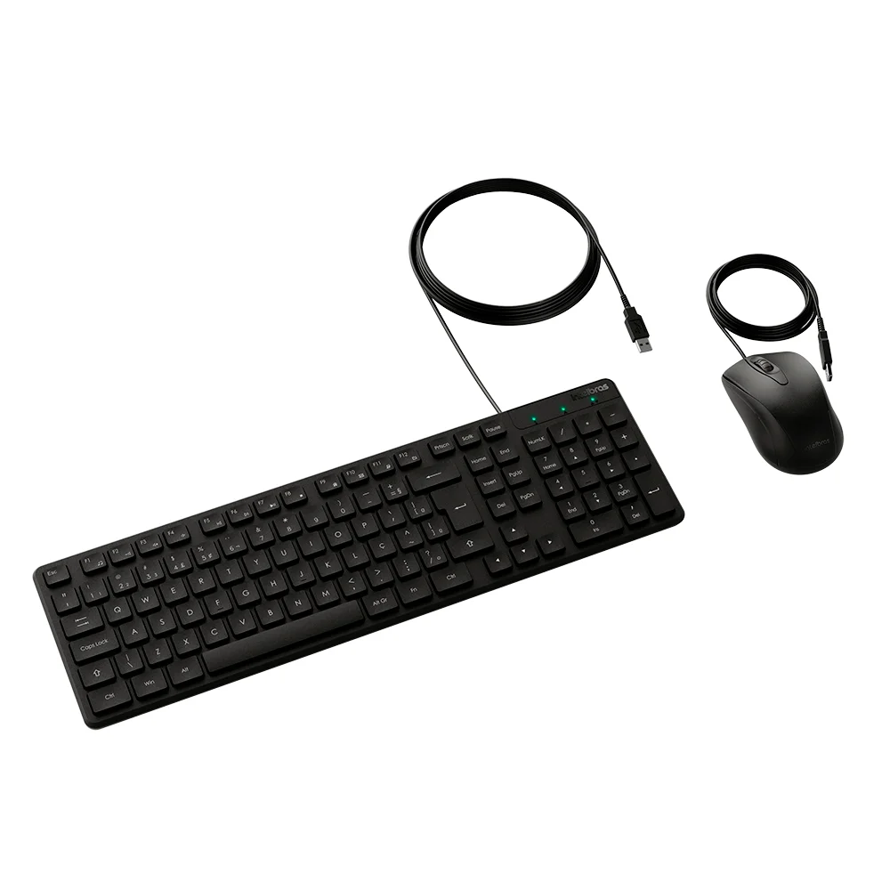 Imagem 4 de 5 do produto Teclado E Mouse  Cci20 C/ Fio Preto - Intelbras