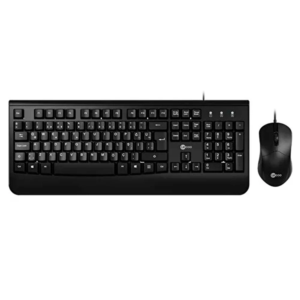 Imagem 4 de 5 do produto Kit Teclado E Mouse Lecoo Cm105 Usb Preto