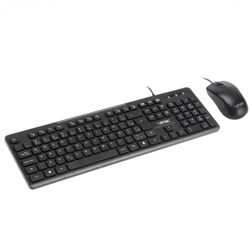 Imagem 4 de 5 do produto Kit Teclado E Mouse Usb Slim Chocolate Vinik - Sc100