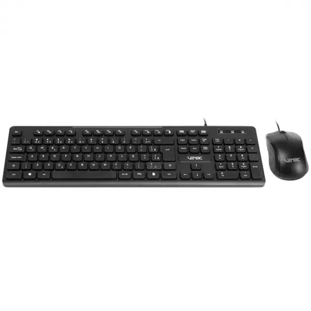 Imagem 5 de 5 do produto Kit Teclado E Mouse Usb Slim Chocolate Vinik - Sc100