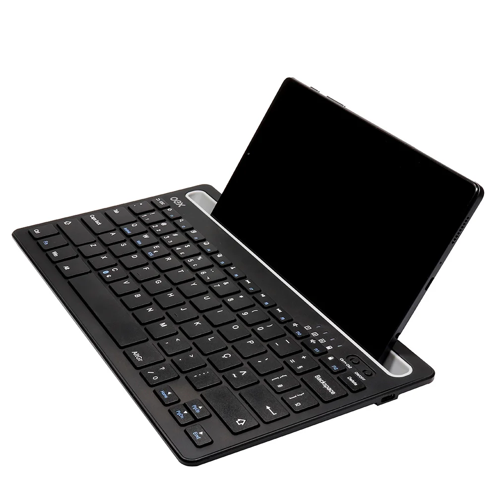 Imagem 2 de 5 do produto Teclado Bluetooth Recarregável Tc502 Plus, Para Pc, Tab, Smart, Preto, Abnt2, Oex