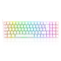 Teclado Mecanico Gamer Ashe RGB Branco Switch Red