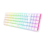 Teclado Mecanico Gamer Ashe RGB Branco Switch Red