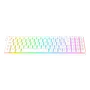 Teclado Mecanico Gamer Ashe RGB Branco Switch Red