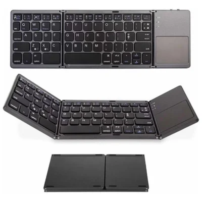 Mini Teclado Touch Dobrável Bluetooth Para Celular.