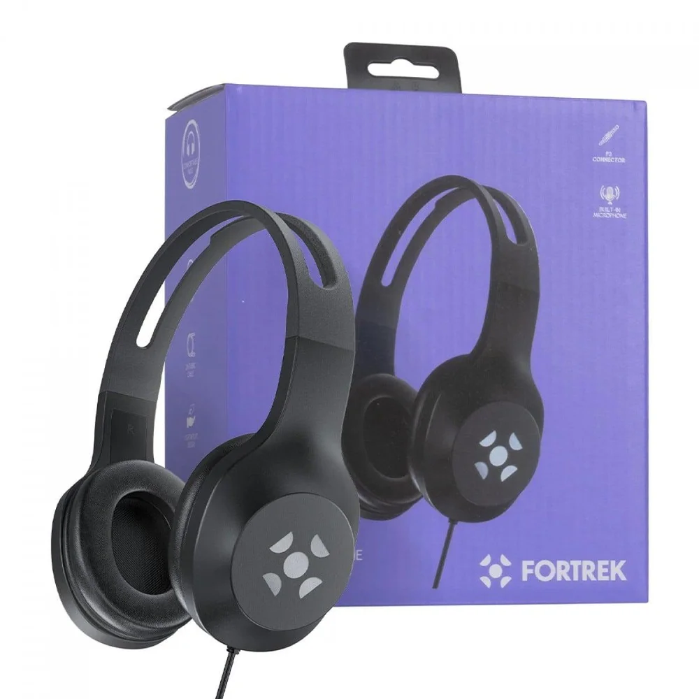 Imagem 4 de 5 do produto Headphone Fortrek, P3, Preto, Fk621a Pt
