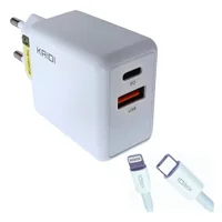 Carregador 20w Completo C/ Cabo Para Iphone 15 Pro.