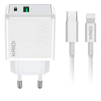Carregador 20w Completo C/ Cabo Para Iphone 15 Pro Max.