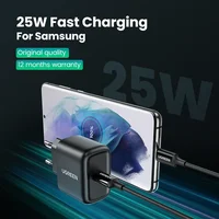 Carregador Usb Ugreen 25w Tipo C Pd Carregamento Rápido Preto