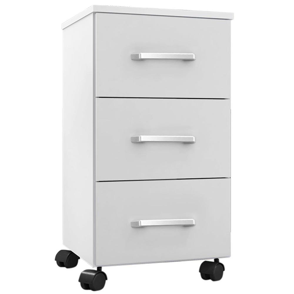 Imagem 2 de 5 do produto Mesa Para Computador Gávea C/ Gaveteiro Gávea Branco