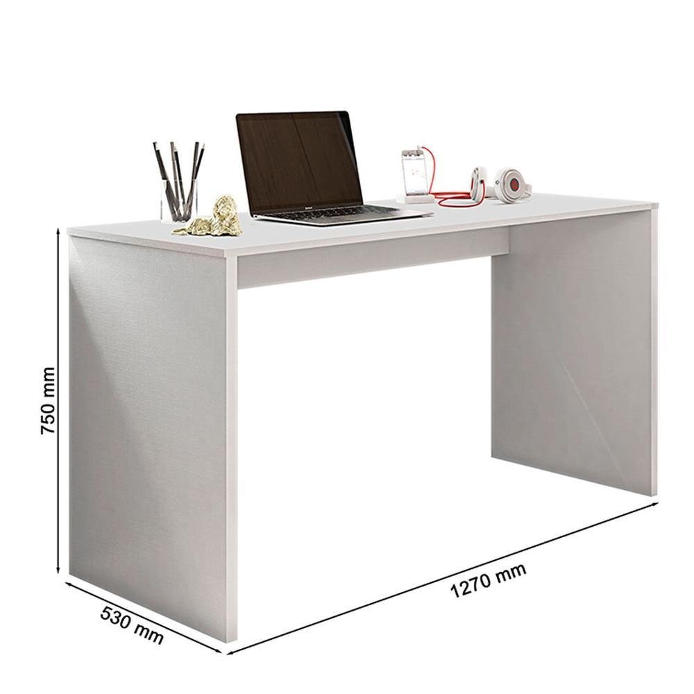 Imagem 5 de 5 do produto Mesa Para Computador Gávea C/ Gaveteiro Gávea Branco