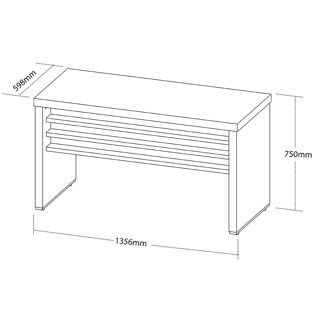 Imagem 2 de 5 do produto Mesa Artany Tamburato 1400