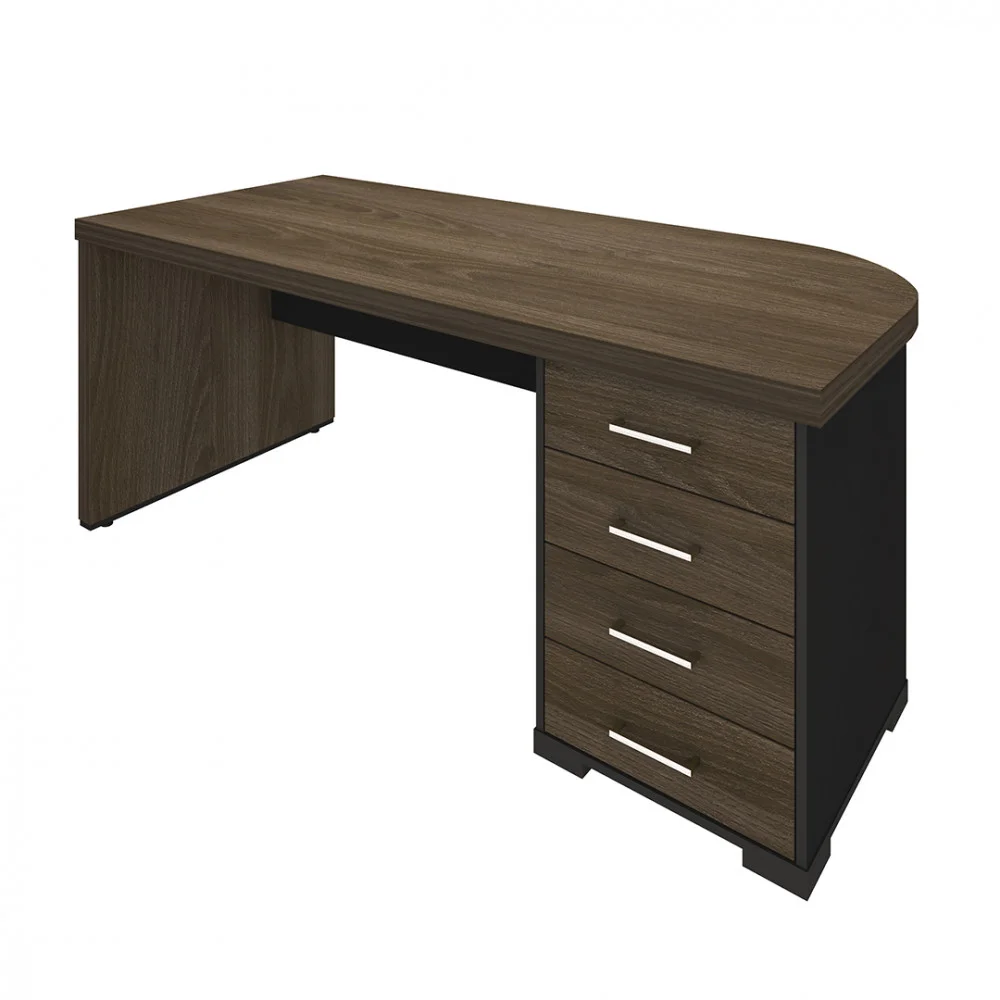 Imagem 2 de 5 do produto Mesa Artany Tamburato Com Gavetas Lado Direito
