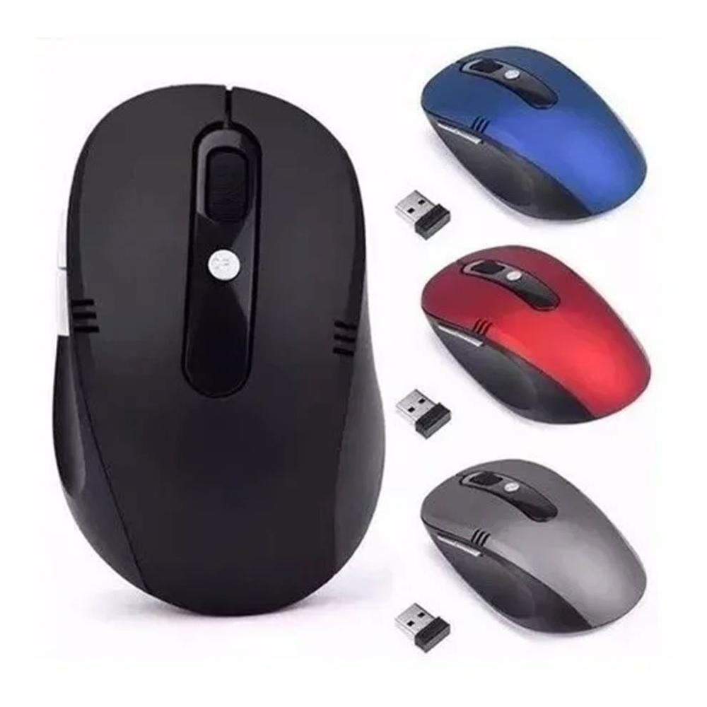 Imagem 2 de 2 do produto Mouse Preto Óptico Sem Fio Sumexr - Fa7100