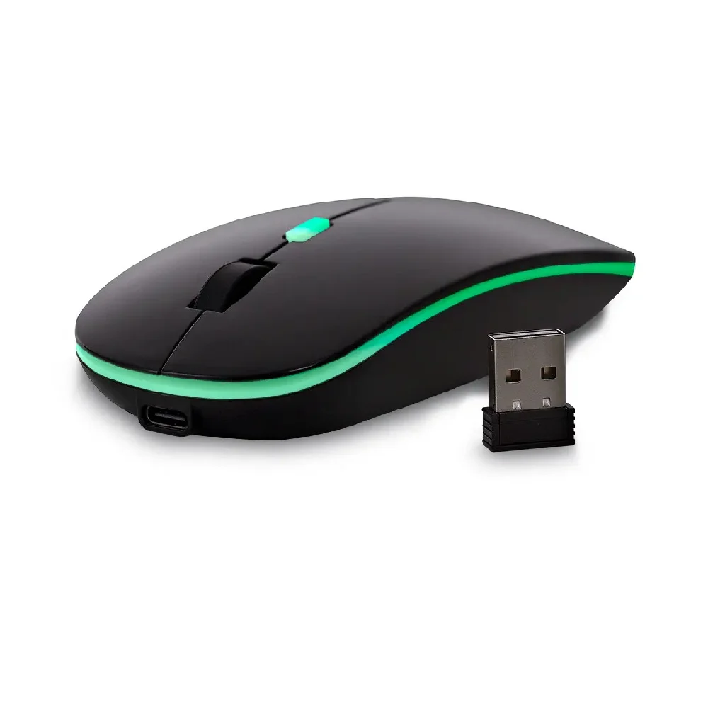 Mouse Maxprint Croma 4 Botões S/fio 1600dpi Rainbow Preto Mouse Maxprint Croma 4 Botões S/fio 1600dpi Rainbow Preto