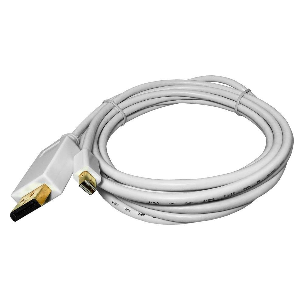 Imagem 2 de 5 do produto Cabo Mini Displayport Thunderbolt X Displayport De 3 Metros