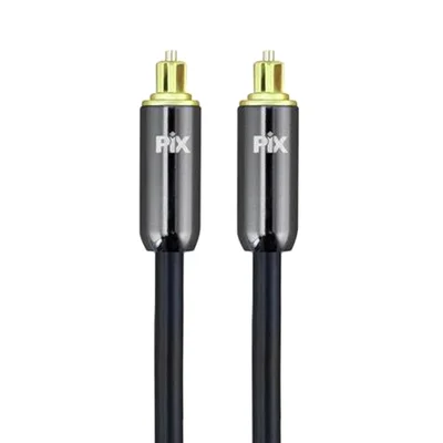 Cabo De Fibra Óptica Toslink Premium 2m - Pix.
