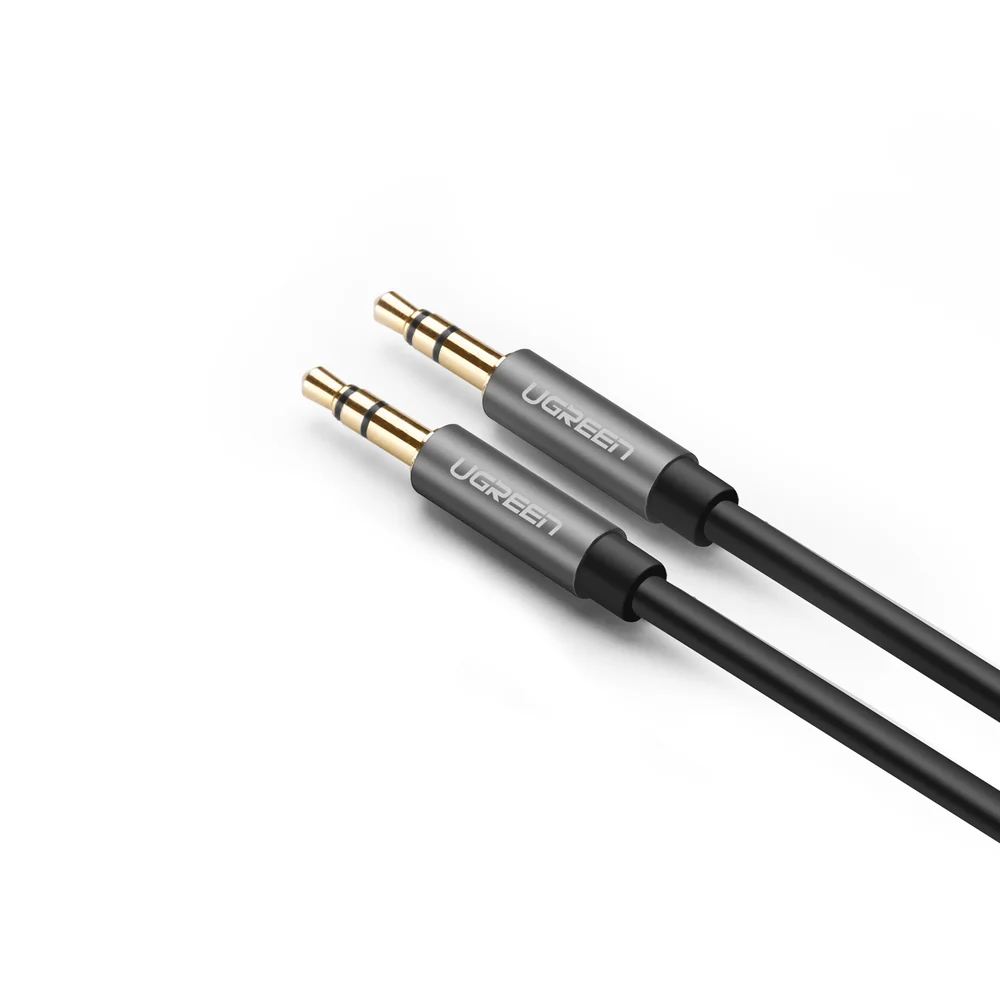 Imagem 5 de 5 do produto Cabo Áudio P2 Estéreo Preto Com 2 Metros Ugreen