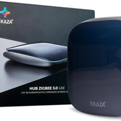 Hub Zigbee Cabeado Gateway Zigbee + Wi-fi + Bluetooth Alexa Google Home Ekaza- Ekat-t3010l