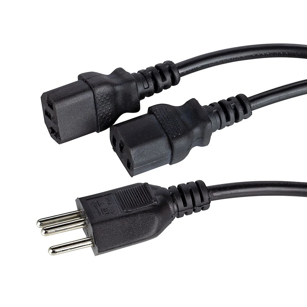 Imagem 2 de 2 do produto Cabo Y De Força, Tripolar 10a - 1,5 Metro.